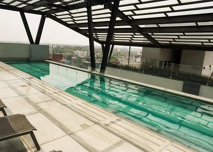 Modern 2 Bedroom Apartment With Gym & Pool In Roma Norte